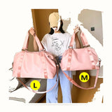 Foldable Gym Bag Waterproof Fitness Bag Crossbody Shoulder Portable Bags Training Sport Bag for Outdoor Traveling Sport X136A