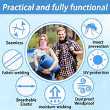 5-Pack Quick-Dry Gym Towel, Super Absorbent Microfiber Sports Towel for Fitness, Beach, Travel - Multipurpose Cooling Towel as Neck Wrap, Headband
