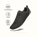 Men'S Walking Shoes Non Slip Running Sneakers Lightweight Breathable Tennis Shoes Workout Athletic Sneakers