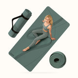 Yoga Mat High Density Exercise Mat, 76