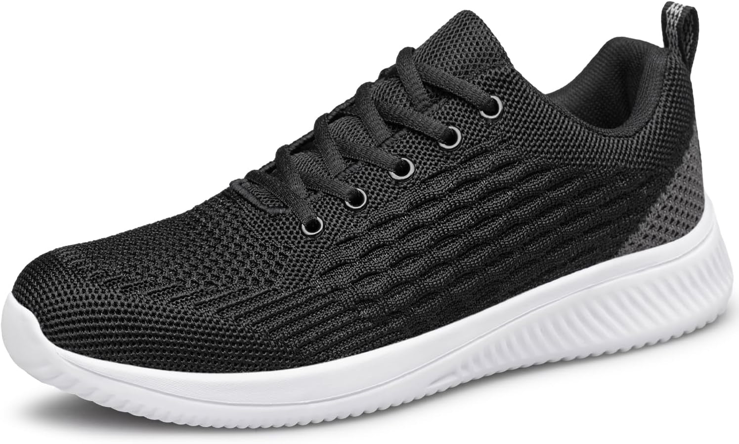 Men'S Walking Shoes Non Slip Running Sneakers Lightweight Breathable Tennis Shoes Workout Athletic Sneakers