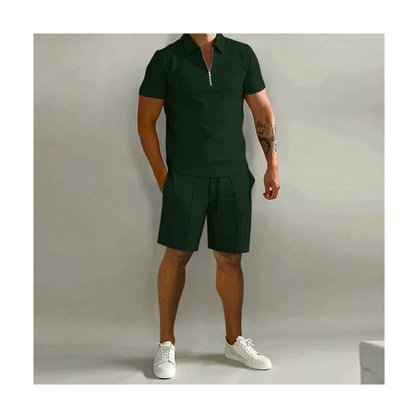 Lorenzo Two-Piece Set | Luxury Polo and Shorts Summer Set for Men