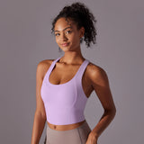 Nylon Sexy Women'S Sports Bra Top Women Tight Elastic Gym Sport Yoga Bras Crop Top Yoga Clothes Stretch Women Sports Underwear