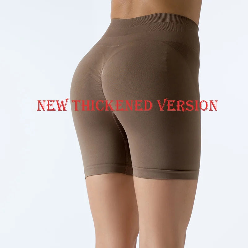 2022 Women High Waist Sport Shorts Seamless Workout Shorts Scrunch Butt Fitness Shorts Women'S Sports Short Pants Gym Clothing