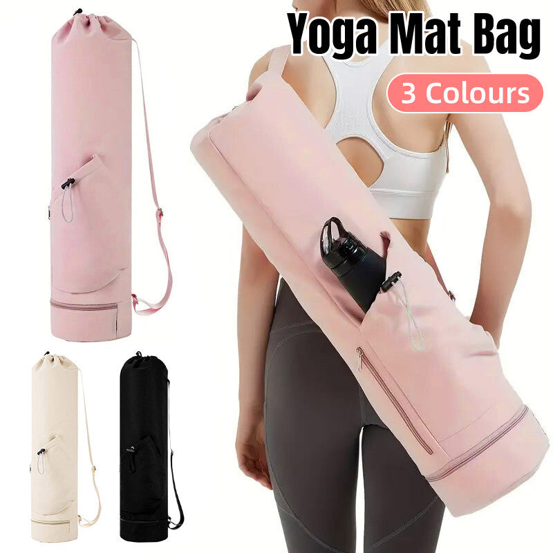 Yoga Mat Carrying Bag Backpack Sports Fitness Tote Bag for Women Travel Gym Use