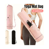 Yoga Mat Carrying Bag Backpack Sports Fitness Tote Bag for Women Travel Gym Use