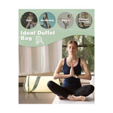 Small Gym Bag for Women Waterproof Mini Duffle Bag Womens Spotrs Workout Bags Small Travel Duffel Bag with Wet Pocket Carry on Weekender Bags for Dance Swimming,Gym,Yoga,Fitness Beige Green