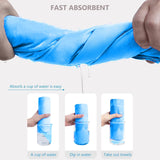 Quick Dry Gym Beach Towel for Men Women Super Absorbent Towel,Compact Microfiber Towel for Beach Gym Yoga Pool Travel Camping Sports Swim(40×80Cm 16×32Inch) (Blue)