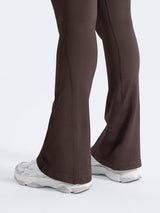 Women'S Mini Flare Workout Butt Lifting Hidden Scrunch Seamless Yoga Legging Pants