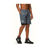 Men'S 2 in 1 Running Shorts Gym Workout Quick Dry Mens Shorts with Phone Pocket