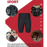Sweat Sauna Pants Body Shaper Men Fitness Leggings Thermo Hot Weight Loss Slimming Shorts Workout Bellies Thigh Trimmer Boxer