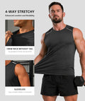 Men'S Sport Tank Tops Dry Fit Gym Workout Sleeveless T Shirts Men Tennis Basketball Athletic Shirts