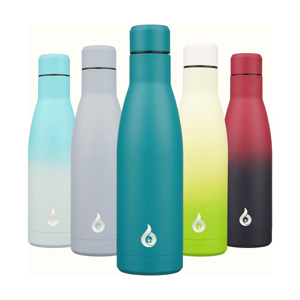 500Ml Insulated Water Bottle, Stainless Steel Reusable Metal Thermos, Leakproof Drink Bottles, Laguna