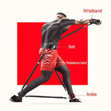 Boxing Resistance Bands Exercise Bands Adjustable Waist Strap Trainer Workout Band for Agility Resistance Training Mma