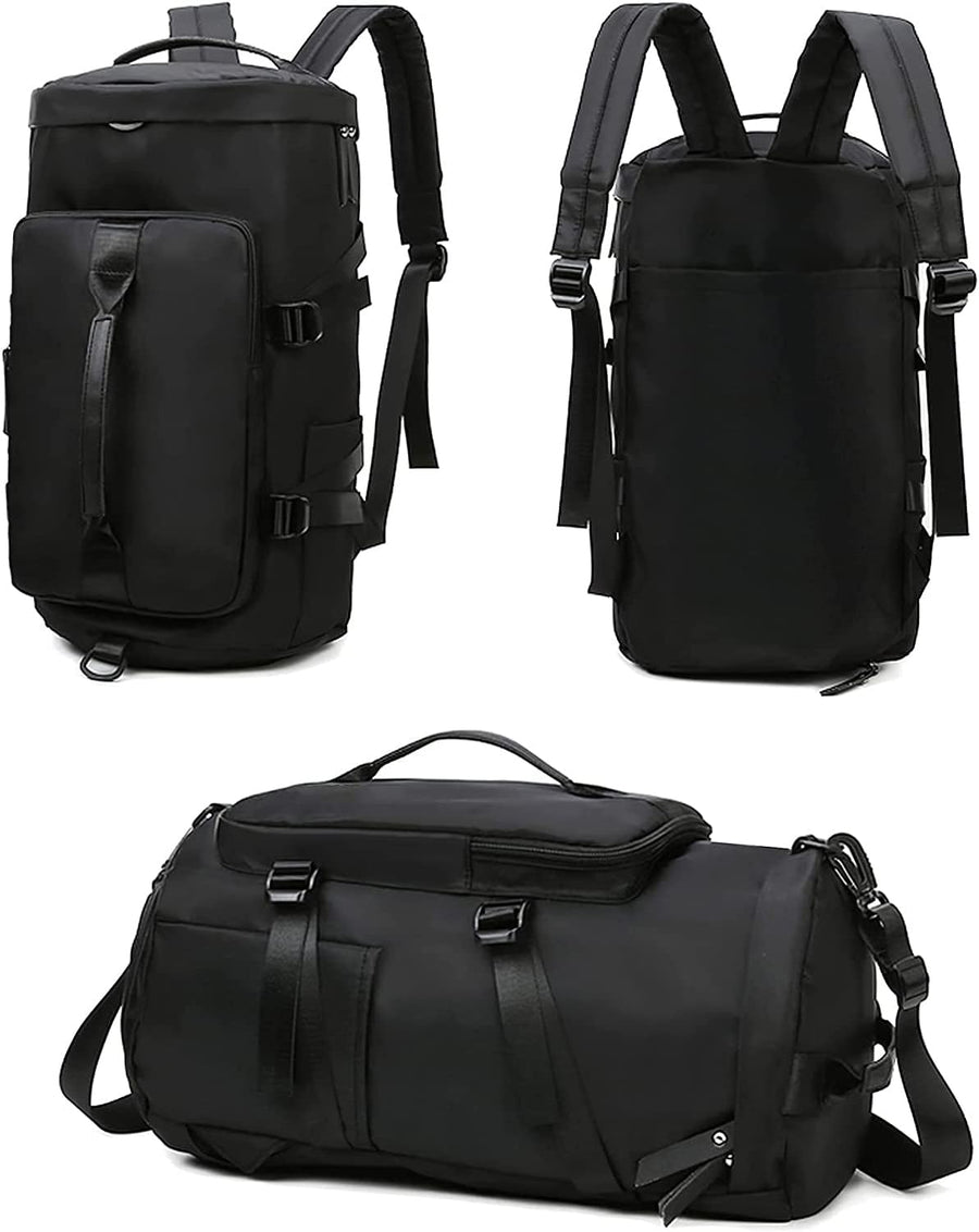 Sports Gym Duffel Bag, Gym Bag for Men and Women, Water-Proof and Tear Resistant Travel Bag, Gym Bag Sport Bag for Training Swim Yoga Black