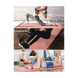 Yoga Mat with Strap, 1/3 Inch Extra Thick Yoga Mat Double-Sided Non Slip, Professional TPE Yoga Mats for Women Men, Workout Mat for Yoga, Pilates and Floor Exercises