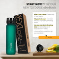 Fruit Infuser Sipper Water Bottle | 650Ml | Emerald Green
