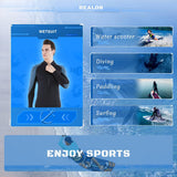 Wetsuit Tops Women Men 2Mmjackets, Adult Neoprene Vest Front Zipper Wet Suits 1.5Mm Jacket plus Size Long Sleeve for Surfing Diving Snorkeling Kayaking SUP Other Water Sports