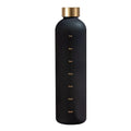 1 Liters Water Bottle Motivational Drinking Bottle Sports Water Bottles with Time Marker Stickers Portable Reusable Plastic Cups