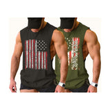 Men Workout Tank Top 2 Pack Gym Bodybuilding Sleeveless Muscle T Shirts