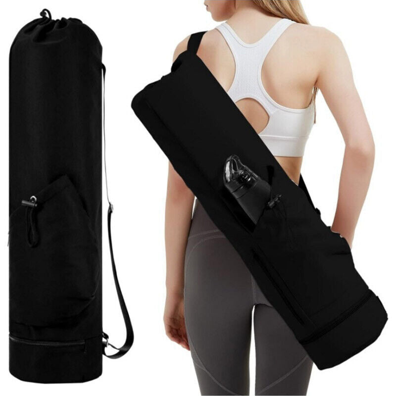 Yoga Mat Carrying Bag Backpack Sports Fitness Tote Bag for Women Travel Gym Use