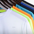 Summer Sport Gym T Shirt Men Quick Dry Running Bodybuilding Shirts Men Short Sleeve Fitness Tops Oversized Brazil T-Shirt Jersey