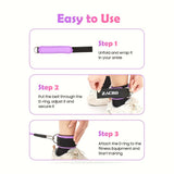 Ankle Resistance Bands Set, 3 Levels Ankle Tube Band with Cuffs, Ankle Bands for Home Workouts & Gym, Recoils and Glutes Workout, Legs Resistance Bands for Women & Men