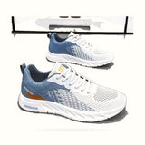 Mens Running Shoes Breathable Knit Sport Sneakers Cushion Lightweight Casual Gym Athletic Trainers Jogging Tennis Shoes