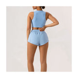 Summer Fitness Hotty Hot Low Waist 2.5 Inch Shorts Women Gym Sportswear Outfit Running Biker Yoga Wear Short Workout Clothing