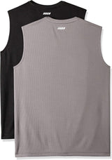 Men'S Gym Tank Tops, Moisture-Wicking Dry Fit Breathable Muscle Shirts, Pack of 2