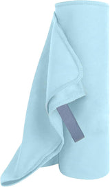 Ultra Thin Hanging Sports Towel, Fast Drying & Absorbent Workout Towels, Thin and Light Soft Microfiber for Yoga, Sport, Fitness, Gym (Blue, Small)