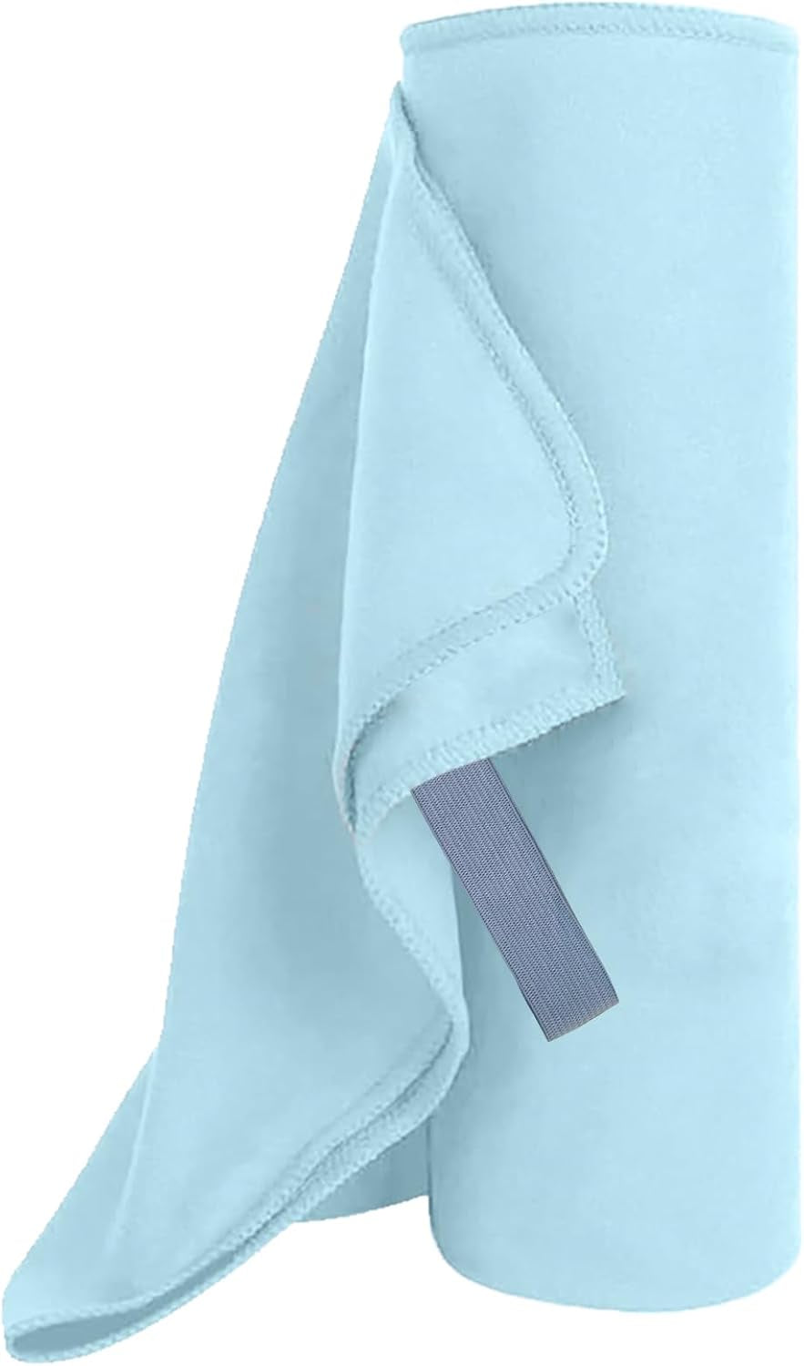 Ultra Thin Hanging Sports Towel, Fast Drying & Absorbent Workout Towels, Thin and Light Soft Microfiber for Yoga, Sport, Fitness, Gym (Blue, Small)