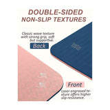 Yoga Mat with Strap, 1/3 Inch Extra Thick Yoga Mat Double-Sided Non Slip, Professional TPE Yoga Mats for Women Men, Workout Mat for Yoga, Pilates and Floor Exercises