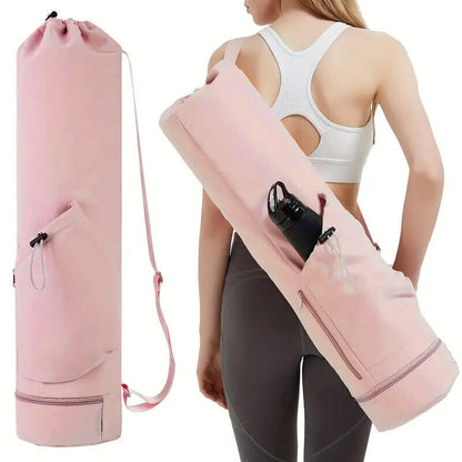 Yoga Mat Carrying Bag Backpack Sports Fitness Tote Bag for Women Travel Gym Use