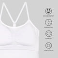 Women'S Yoga Back Crop Top with Built-In Sports Bra, Cami Top for Running, Workouts, Activewear for Women