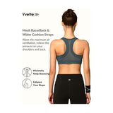 Zip Front Sports Bra - High Impact Sports Bras for Women plus Size Workout Fitness Running