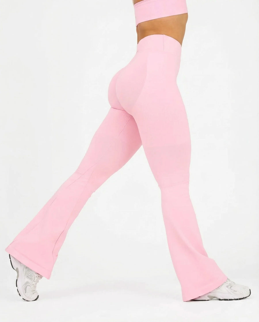 Snatched V-Waist Flare Leggings