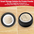Collapsible Protein Shaker & Water Bottle Food-Grade, Leakproof Lid 600Ml/20Oz Shaker Cup - Reusable Silicone Shaker Cups for Protein Shakes with Mixing Ball for Gym-Goers & Travelers