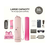 Yoga Mat Carrying Bag Backpack Sports Fitness Tote Bag for Women Travel Gym Use