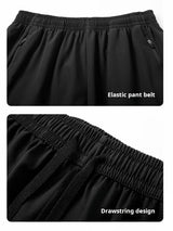 Men'S Ice Silk Shorts Outdoor Breathable Sports Shorts Football Running Quick-Drying Pants Training Shorts