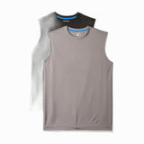 Men'S Gym Tank Tops, Moisture-Wicking Dry Fit Breathable Muscle Shirts, Pack of 2