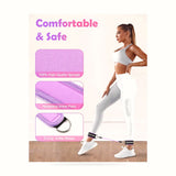 Ankle Resistance Bands Set, 3 Levels Ankle Tube Band with Cuffs, Ankle Bands for Home Workouts & Gym, Recoils and Glutes Workout, Legs Resistance Bands for Women & Men