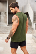 Men Workout Tank Top 2 Pack Gym Bodybuilding Sleeveless Muscle T Shirts