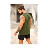 Men Workout Tank Top 2 Pack Gym Bodybuilding Sleeveless Muscle T Shirts