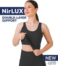 U Tank Sports Bra for Women – Scoop Neck Workout Top with Built-In Cups – Ideal for Yoga, Gym & All-Day Comfort Wear