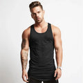 2023 Gym Workout Sleeveless Shirt Tank Top Men Bodybuilding Clothing Fitness Mens Sportwear Vests Muscle Men Tank Tops