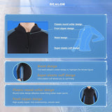 Wetsuit Tops Women Men 2Mmjackets, Adult Neoprene Vest Front Zipper Wet Suits 1.5Mm Jacket plus Size Long Sleeve for Surfing Diving Snorkeling Kayaking SUP Other Water Sports