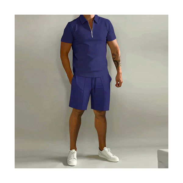 Lorenzo Two-Piece Set | Luxury Polo and Shorts Summer Set for Men