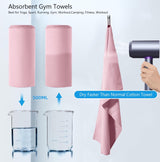 Gym Towel for Women, Microfiber Quick-Dry Towel 40X80Cm | Quick-Dry, 40X80Cm, Pink, Lightweight & Ultra-Absorbent, Perfect for Yoga Running & Outdoor Activities