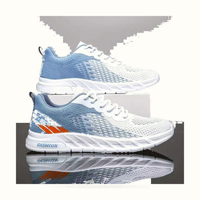 Mens Running Shoes Breathable Knit Sport Sneakers Cushion Lightweight Casual Gym Athletic Trainers Jogging Tennis Shoes